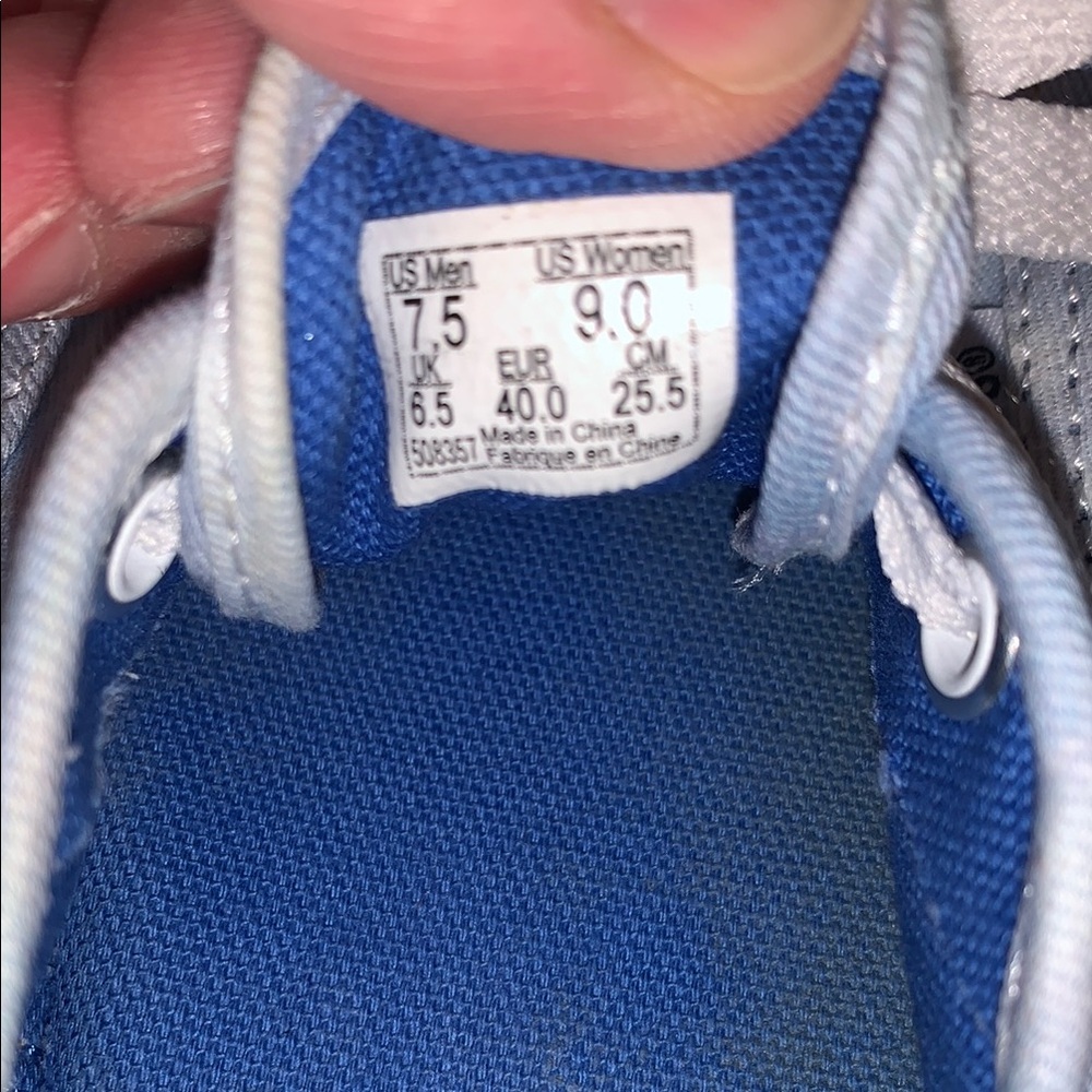 Vans Blue and White Tie-Dye Sneakers - Picture 7 of 8